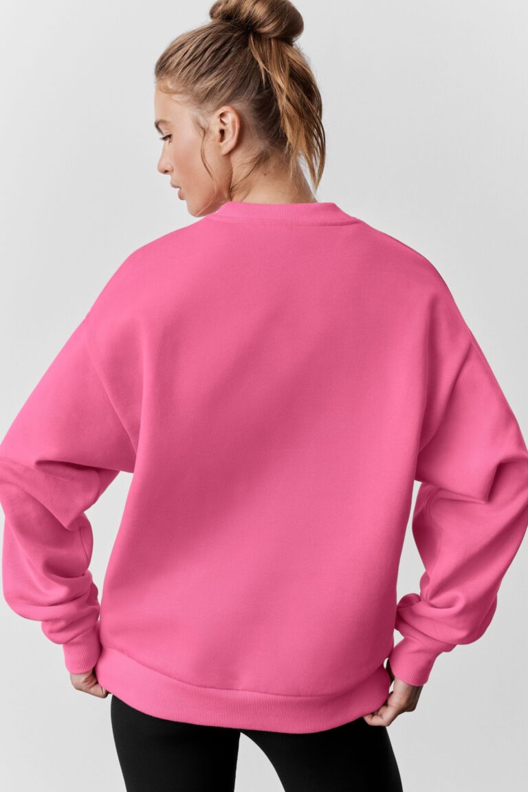 Свитшот Alo Yoga Accolade Crew Neck Pullover «Paradise Pink» Унисекс