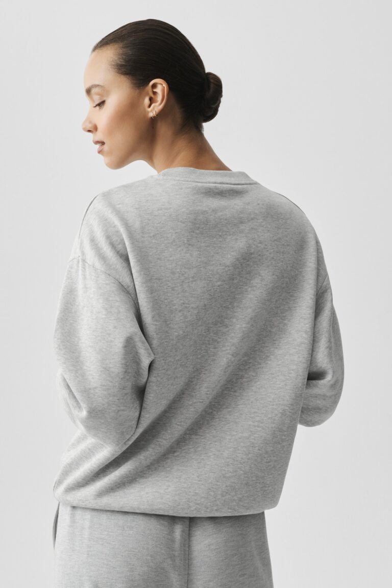 Свитшот Alo Yoga Accolade Crew Neck Pullover «Athletic Grey» Унисекс