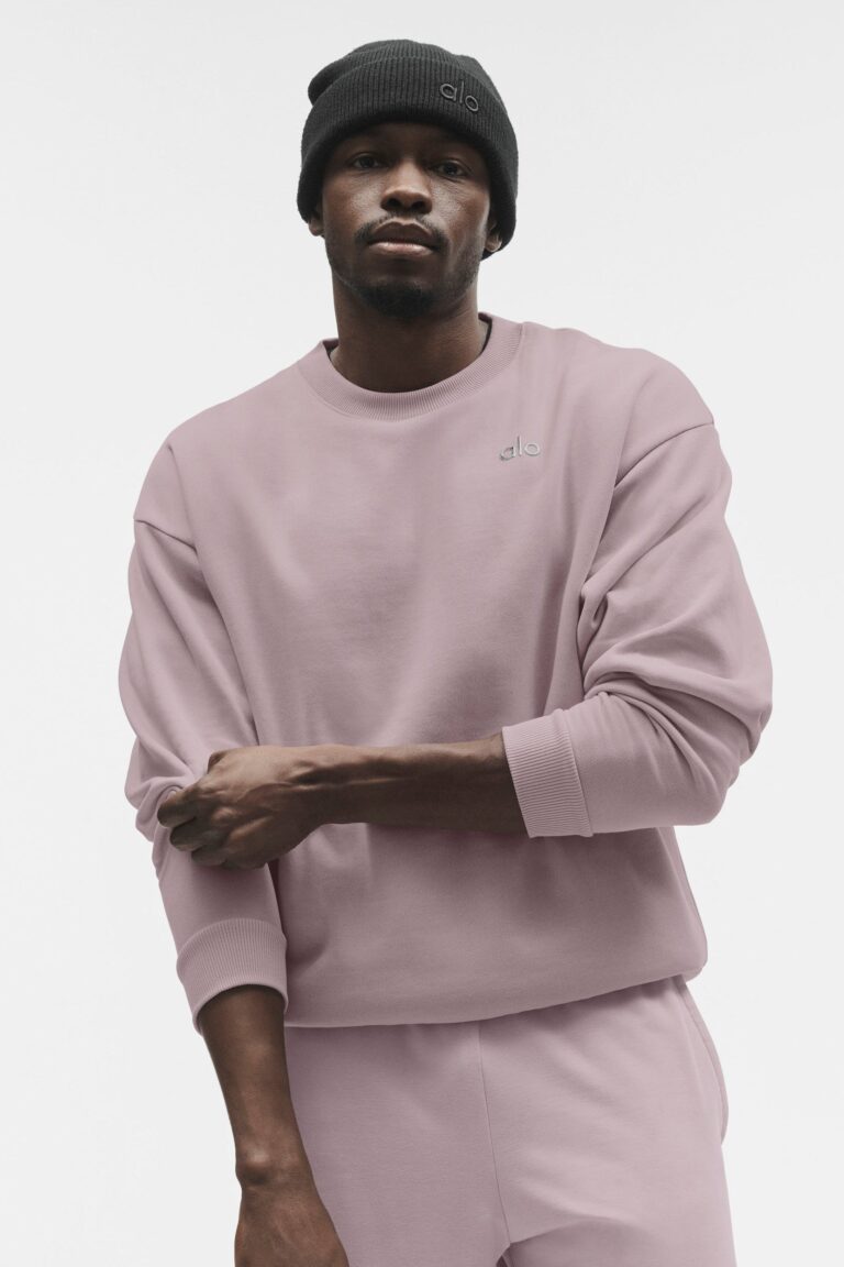 Свитшот Alo Yoga Accolade Crew Neck Pullover «Frosted Pearl» Унисекс