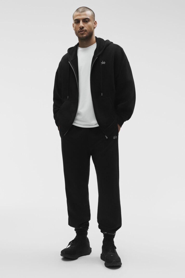 Худи Alo Yoga Accolade Full Zip Hoodie «Black» Унисекс