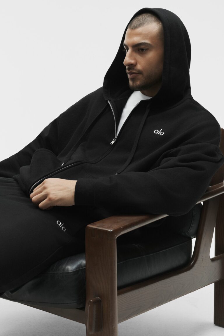 Худи Alo Yoga Accolade Full Zip Hoodie «Black» Унисекс