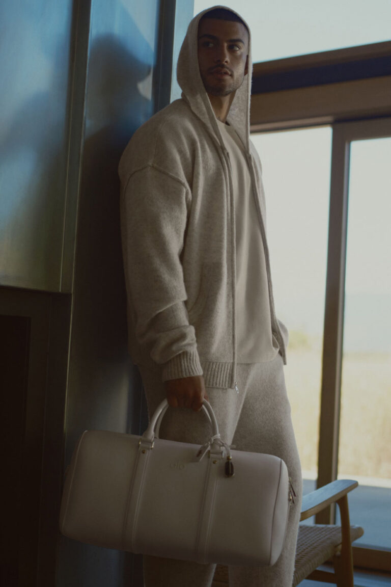 Худи Alo Yoga Wool Cashmere New Class Full Zip Hoodie «Oatmeal Heather» Унисекс