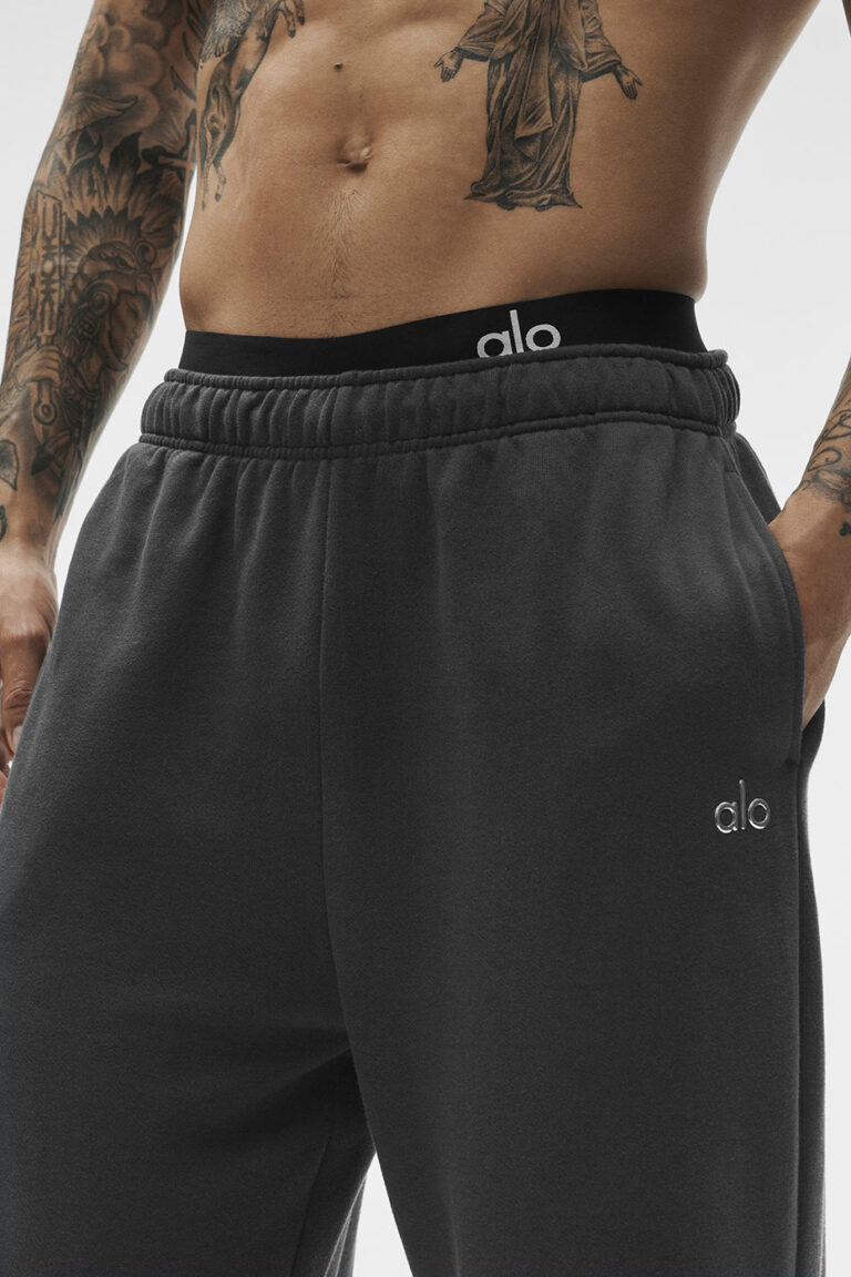 Брюки Alo Yoga Accolade Straight Leg Sweatpant «Anthracite» Унисекс