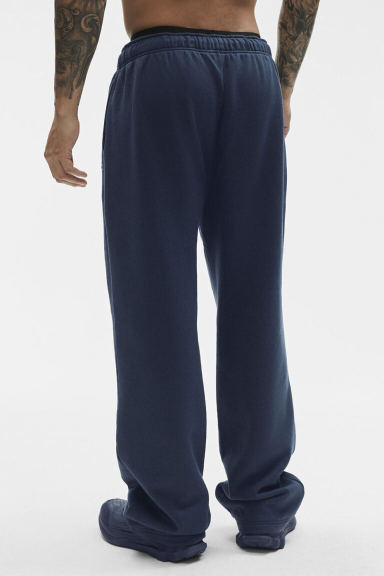 Брюки Alo Yoga Accolade Straight Leg Sweatpant «Navy» Унисекс