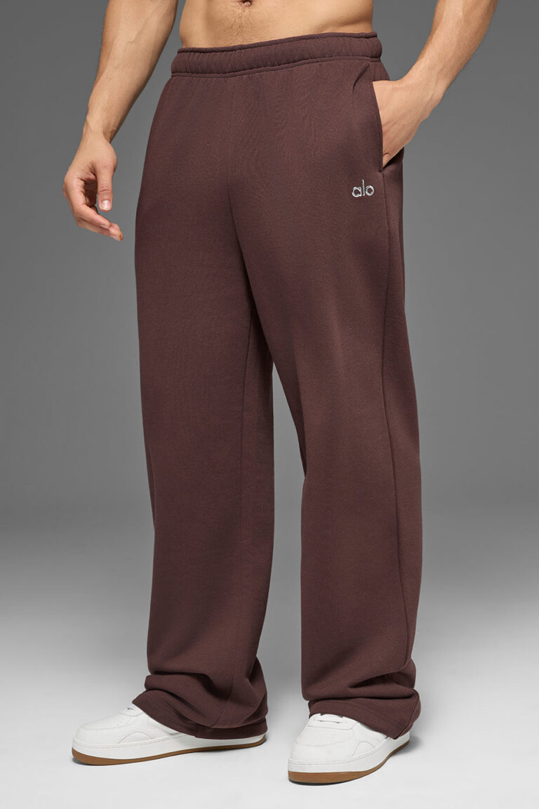 Брюки Alo Yoga Accolade Straight Leg Sweatpant «Brownstone» Унисекс
