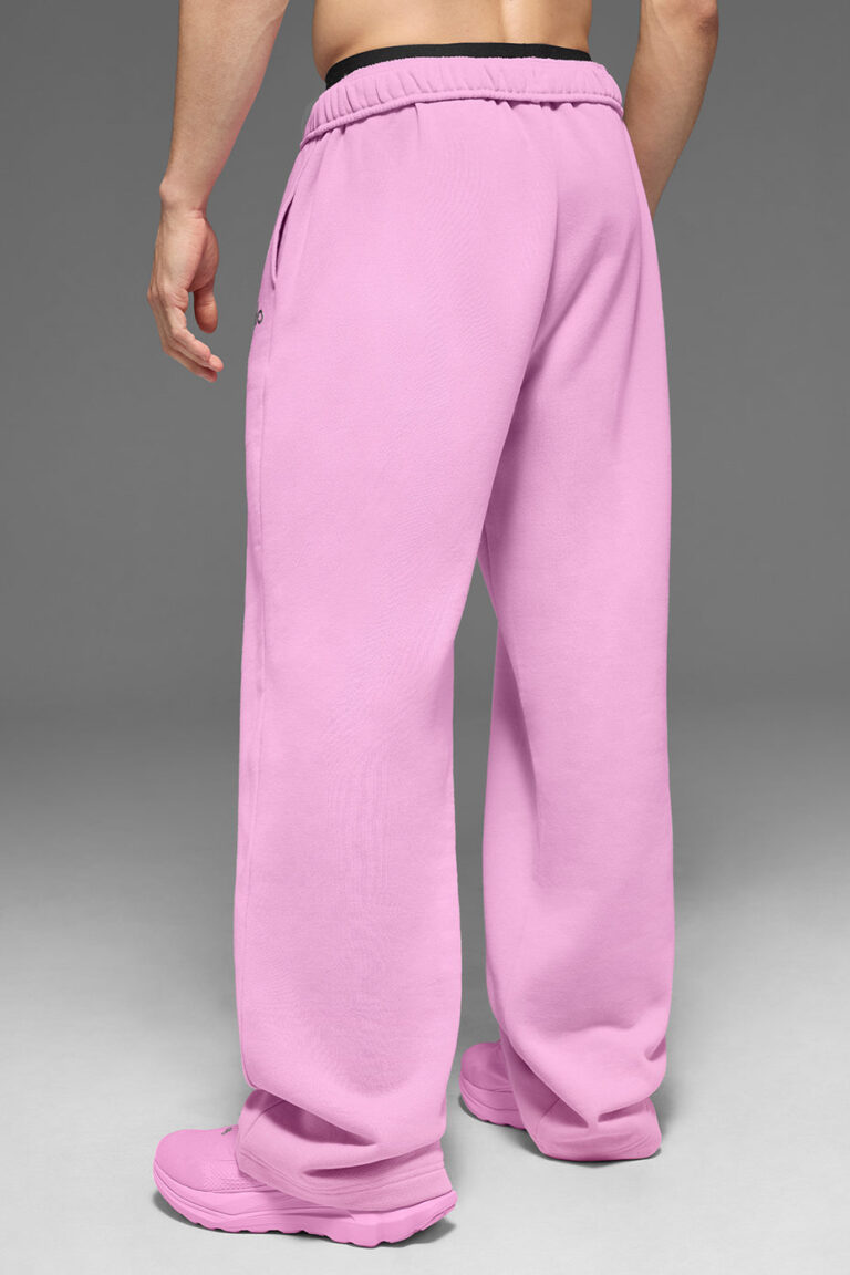Брюки Alo Yoga Accolade Straight Leg Sweatpant «Candy Heart Pink» Унисекс