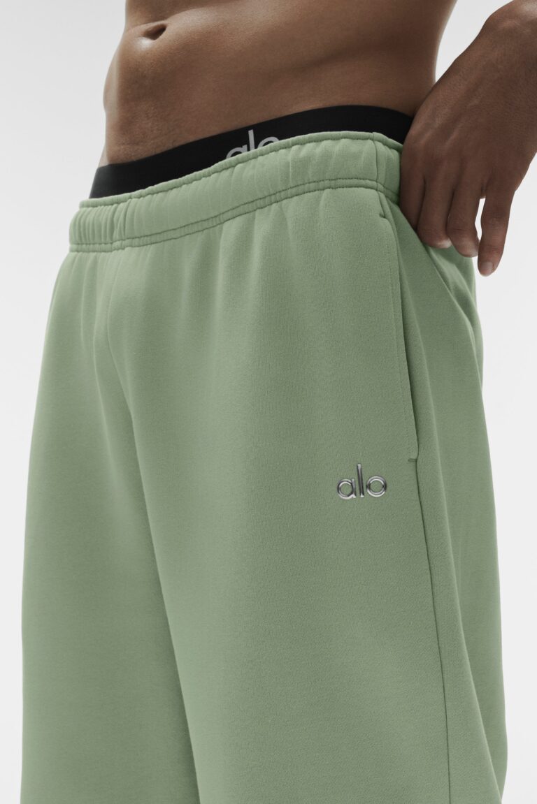 Брюки Alo Yoga Accolade Straight Leg Sweatpant «Dune Grass» Унисекс
