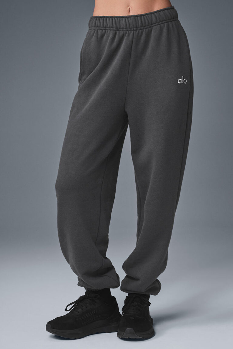 Брюки Alo Yoga Accolade Sweatpant «Anthracite» Унисекс