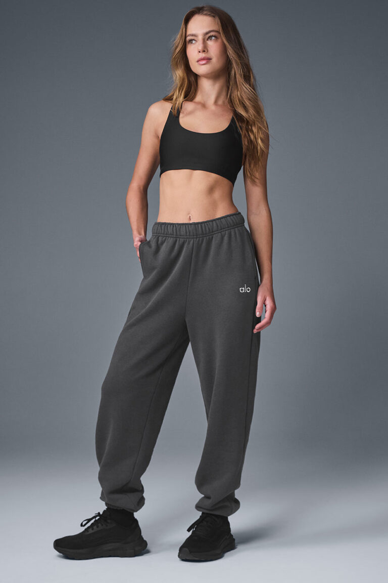 Брюки Alo Yoga Accolade Sweatpant «Anthracite» Унисекс
