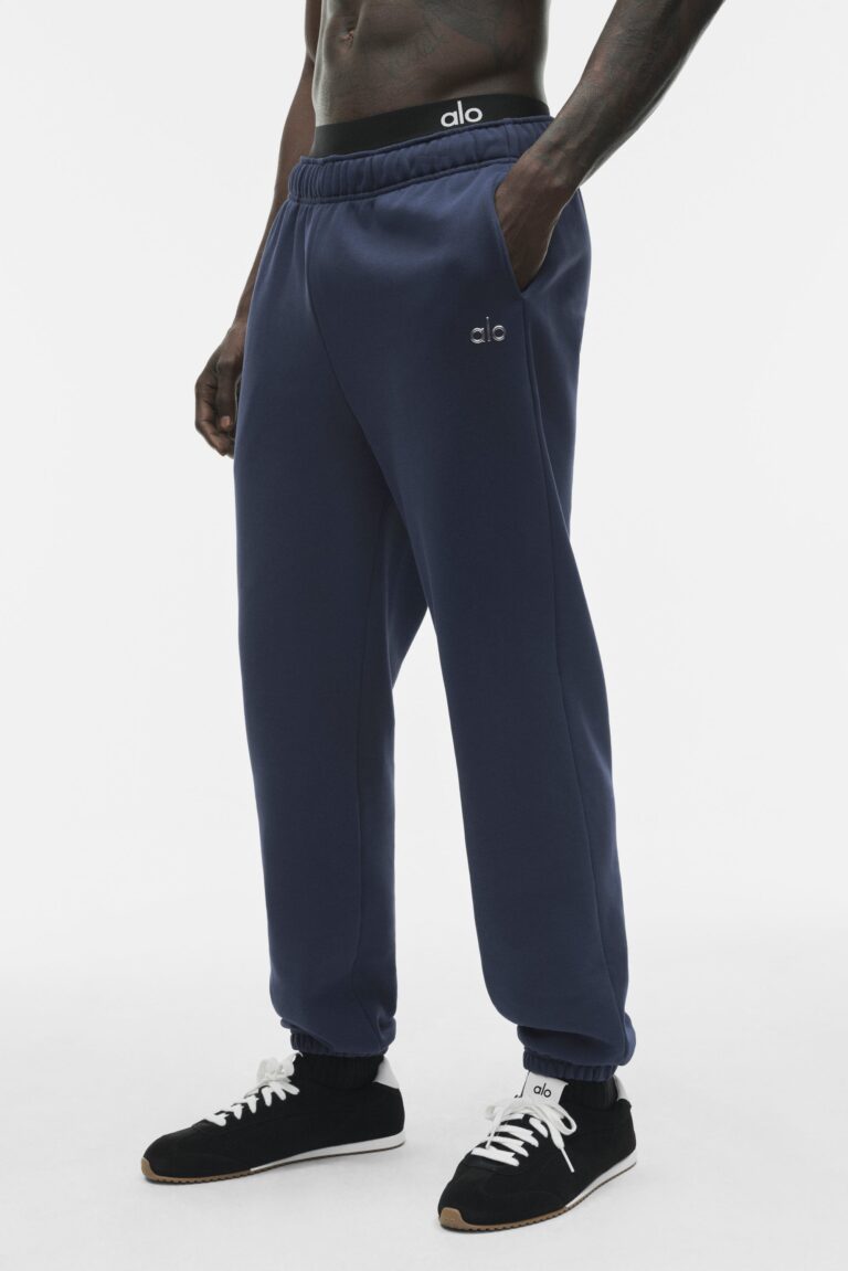 Брюки Alo Yoga Accolade Sweatpant «Navy» Унисекс