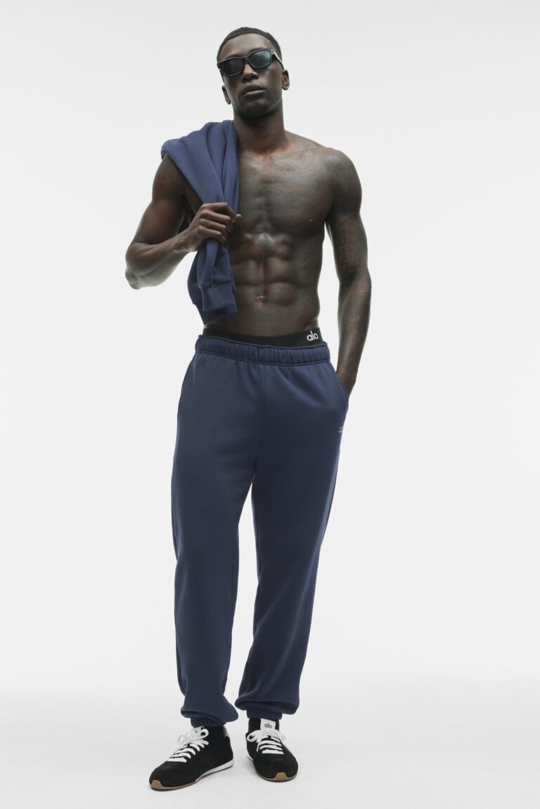 Брюки Alo Yoga Accolade Sweatpant «Navy» Унисекс