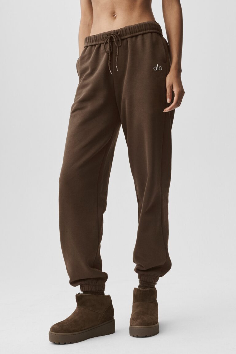 Брюки Alo Yoga Accolade Sweatpant «Espresso» Унисекс