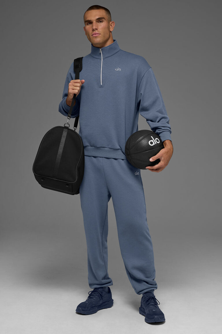 Брюки Alo Yoga Accolade Sweatpant «Bluestone» Унисекс