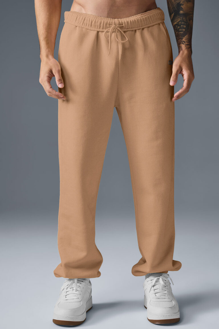 Брюки Alo Yoga Accolade Sweatpant «Toasted Almond» Унисекс