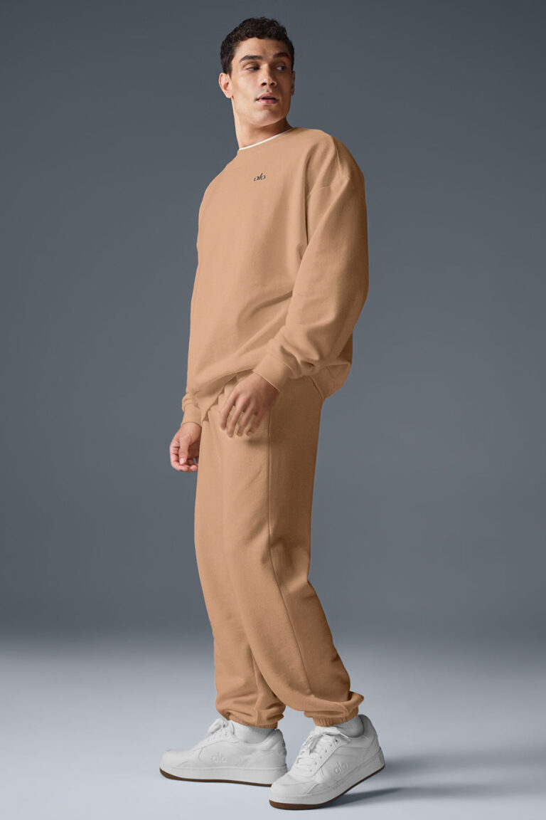 Брюки Alo Yoga Accolade Sweatpant «Toasted Almond» Унисекс