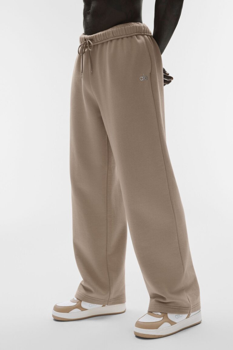 Брюки Alo Yoga Accolade Straight Leg Sweatpant «Gravel» Унисекс