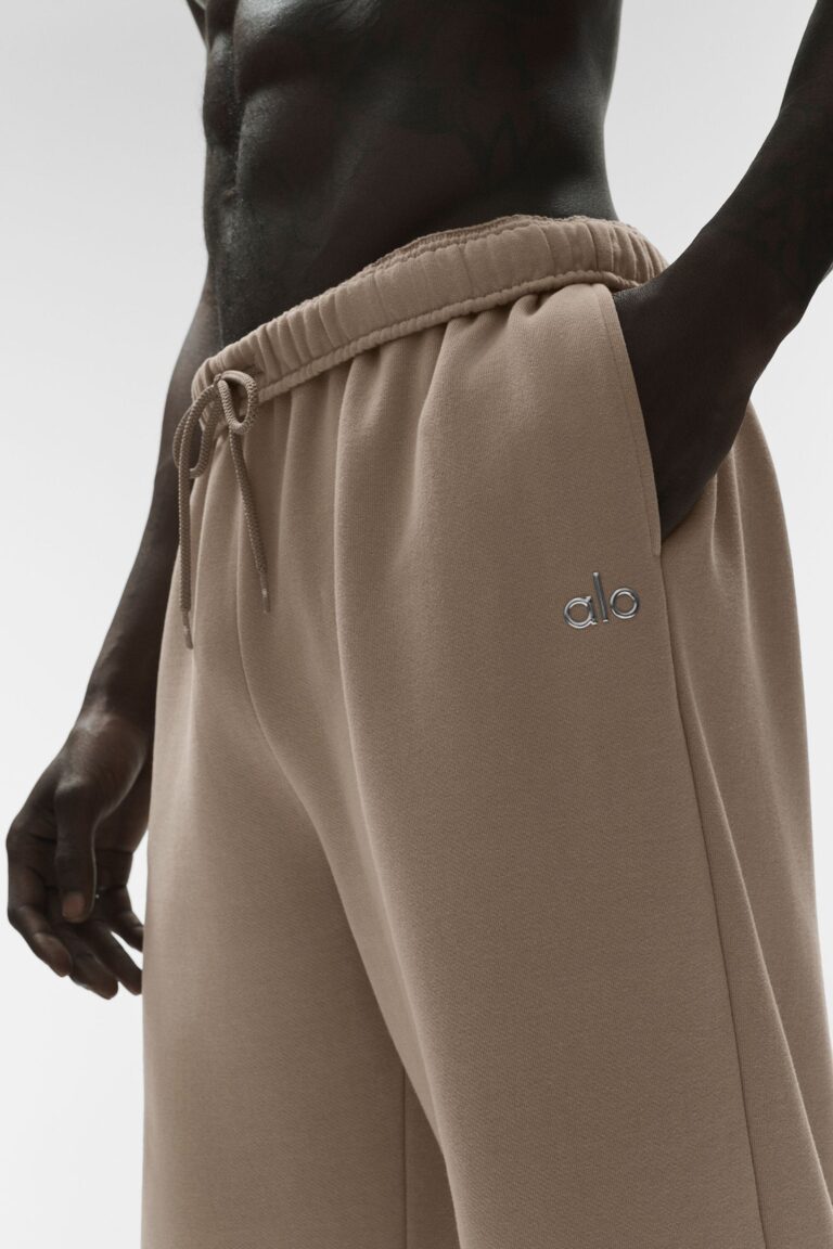 Брюки Alo Yoga Accolade Straight Leg Sweatpant «Gravel» Унисекс