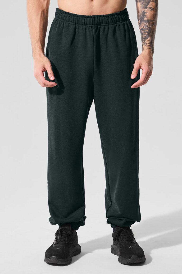 Брюки Alo Yoga Accolade Sweatpant «Charcoal Green» Унисекс