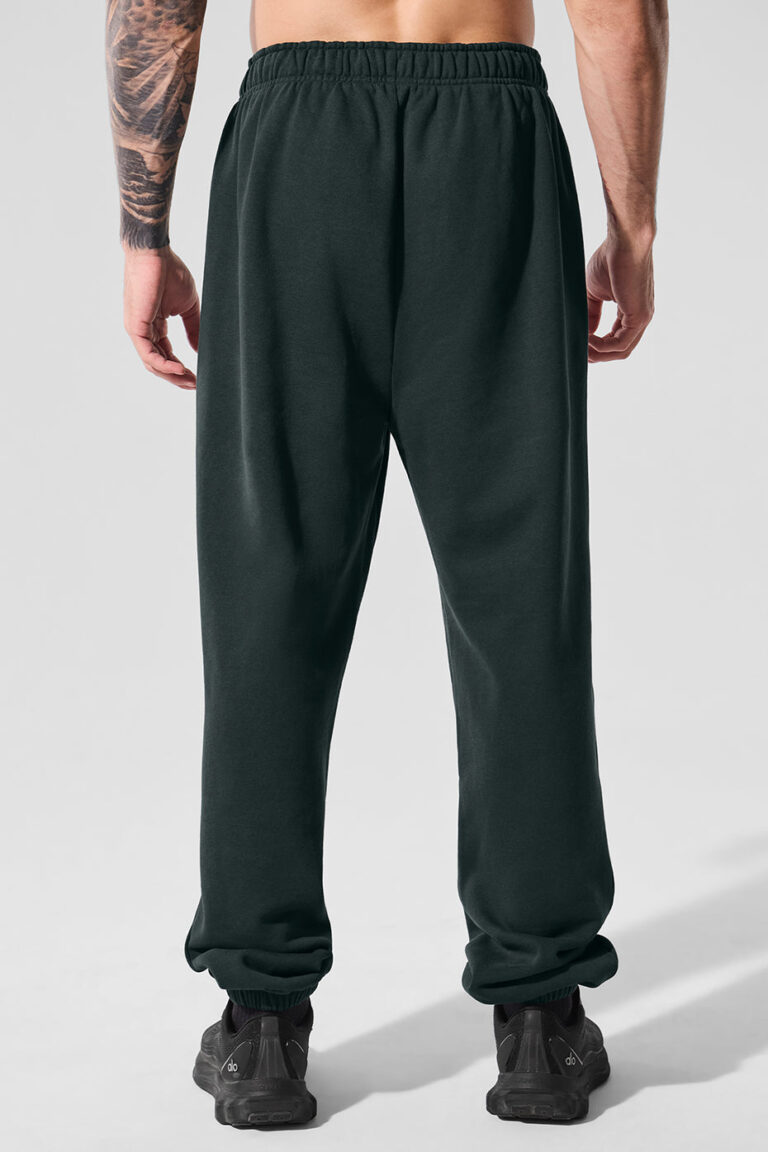Брюки Alo Yoga Accolade Sweatpant «Charcoal Green» Унисекс