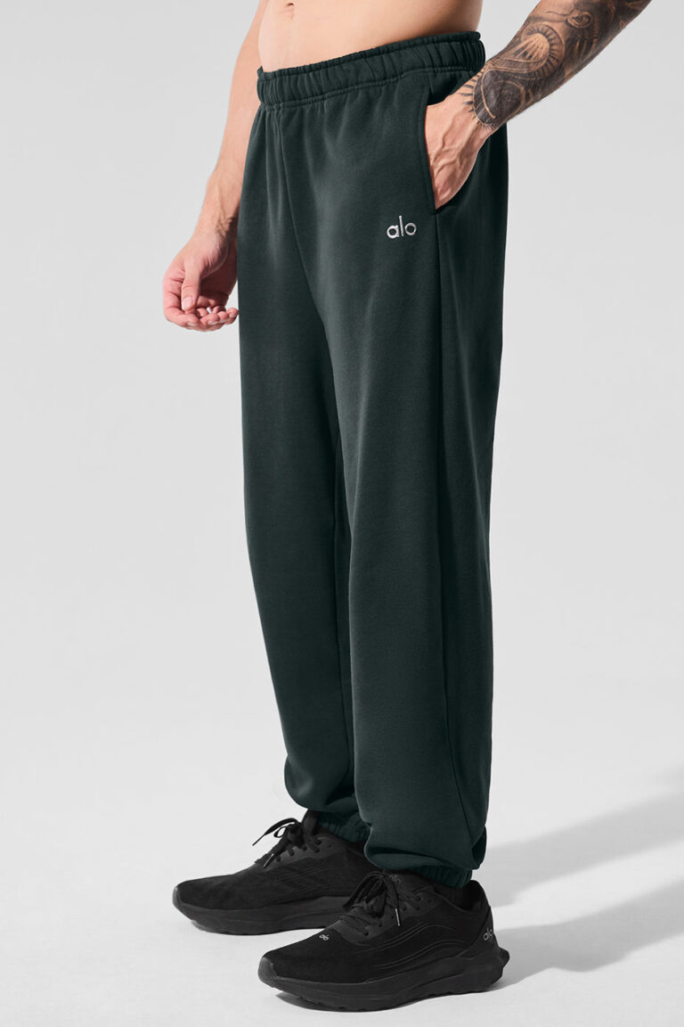 Брюки Alo Yoga Accolade Sweatpant «Charcoal Green» Унисекс