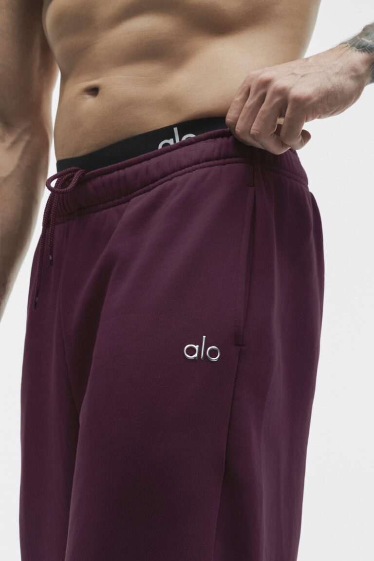 Брюки Alo Yoga Accolade Sweatpant «Rich Bordeaux» Унисекс