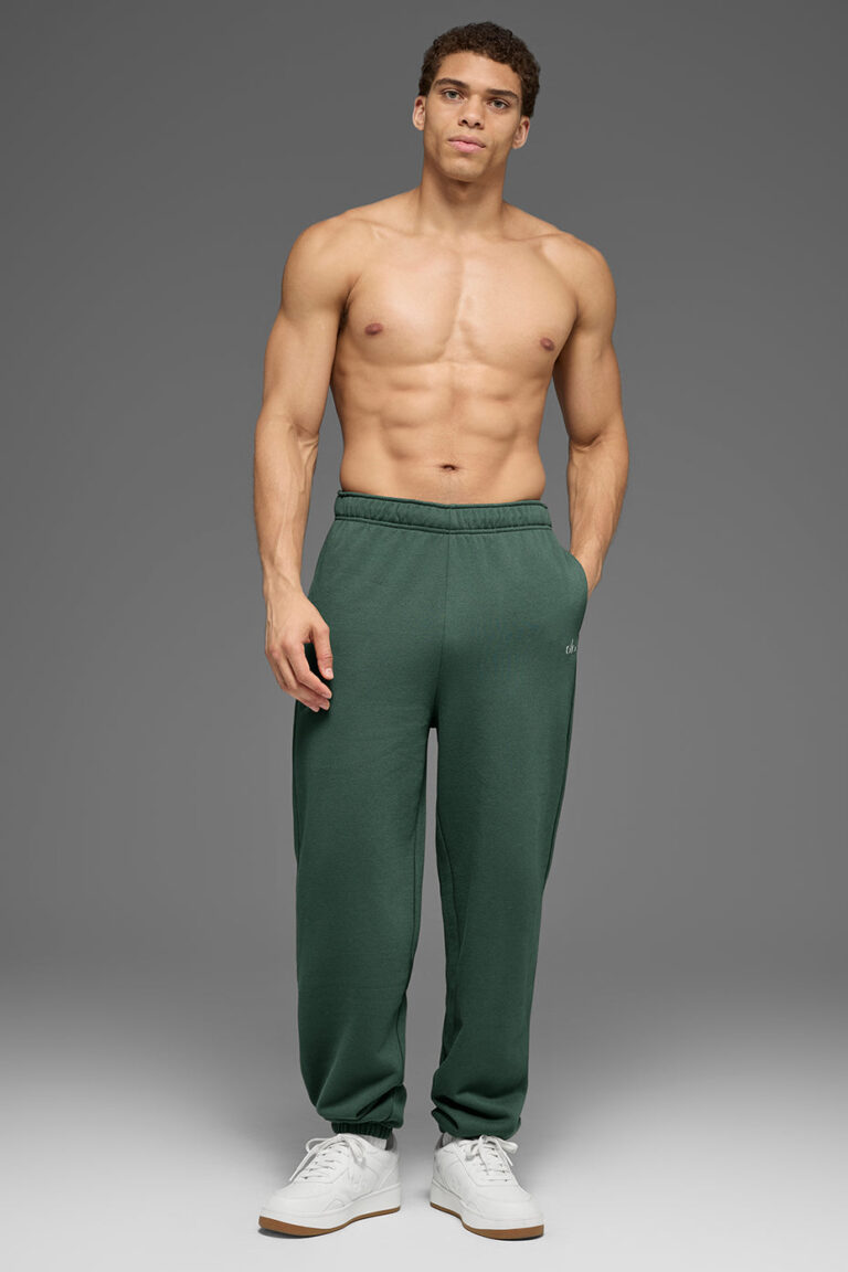 Брюки Alo Yoga Accolade Sweatpant «Clover Green» Унисекс