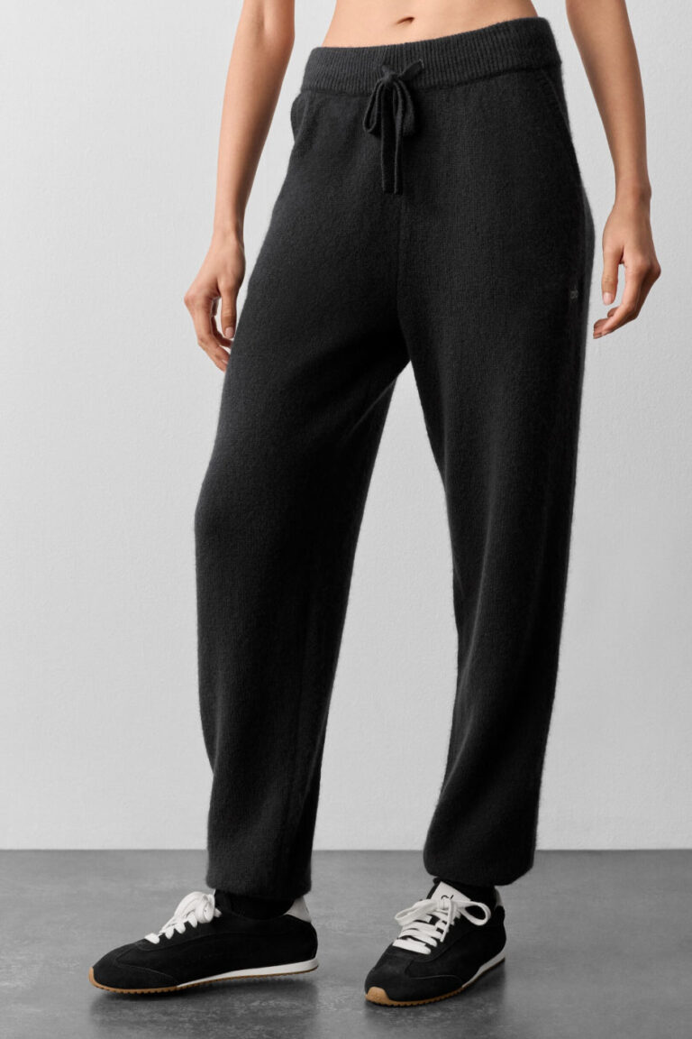 Брюки Alo Yoga Wool Cashmere New Class Sweatpant «Black» Унисекс