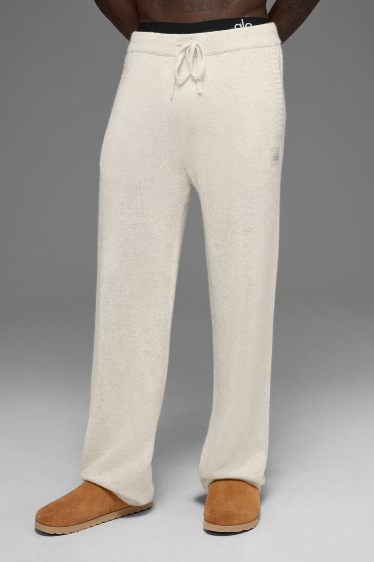 Брюки Alo Yoga Wool Cashmere New Class Sweatpant «Bone» Унисекс