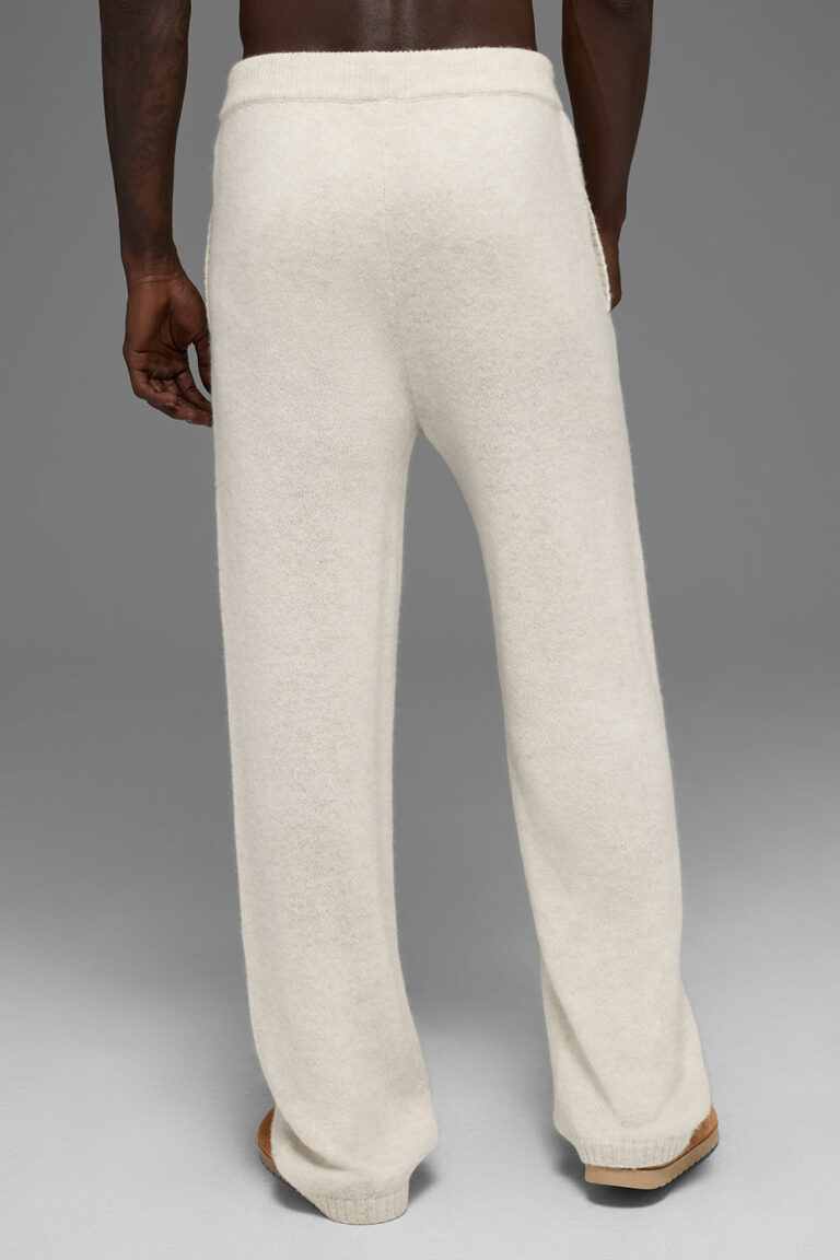 Брюки Alo Yoga Wool Cashmere New Class Sweatpant «Bone» Унисекс