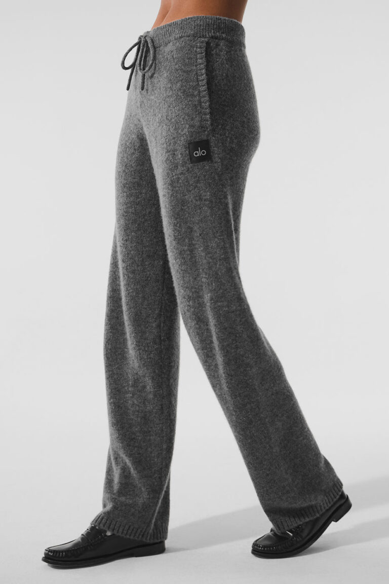 Брюки Alo Yoga Wool Cashmere New Class Sweatpant «Platinum Grey» Унисекс