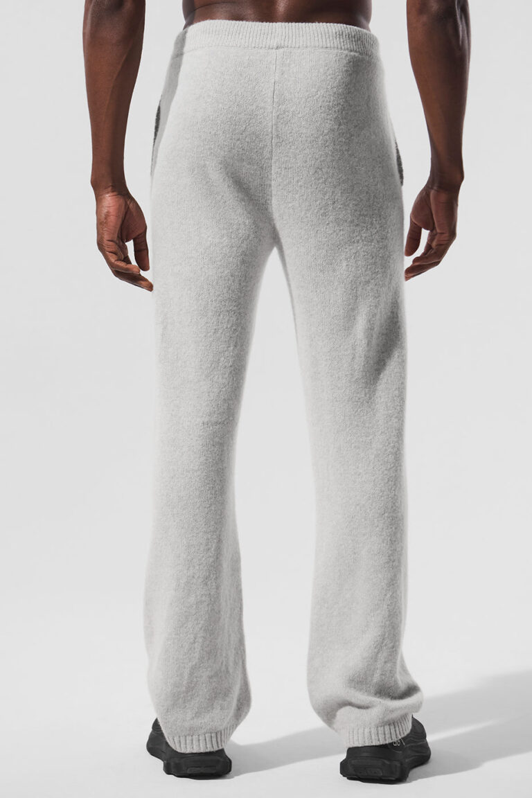 Брюки Alo Yoga Wool Cashmere New Class Sweatpant «Pearl Grey Heather» Унисекс