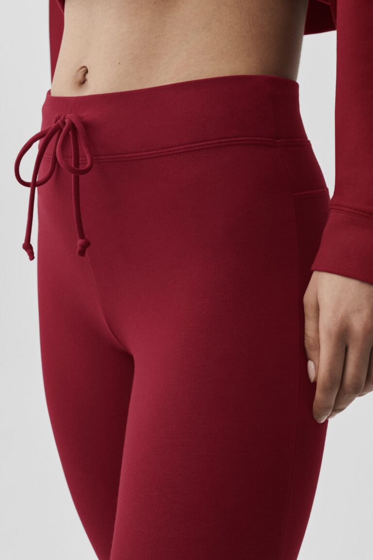 Брюки Alo Yoga Sway Bootcut Sweatpant «Summer Romance Red» Женская