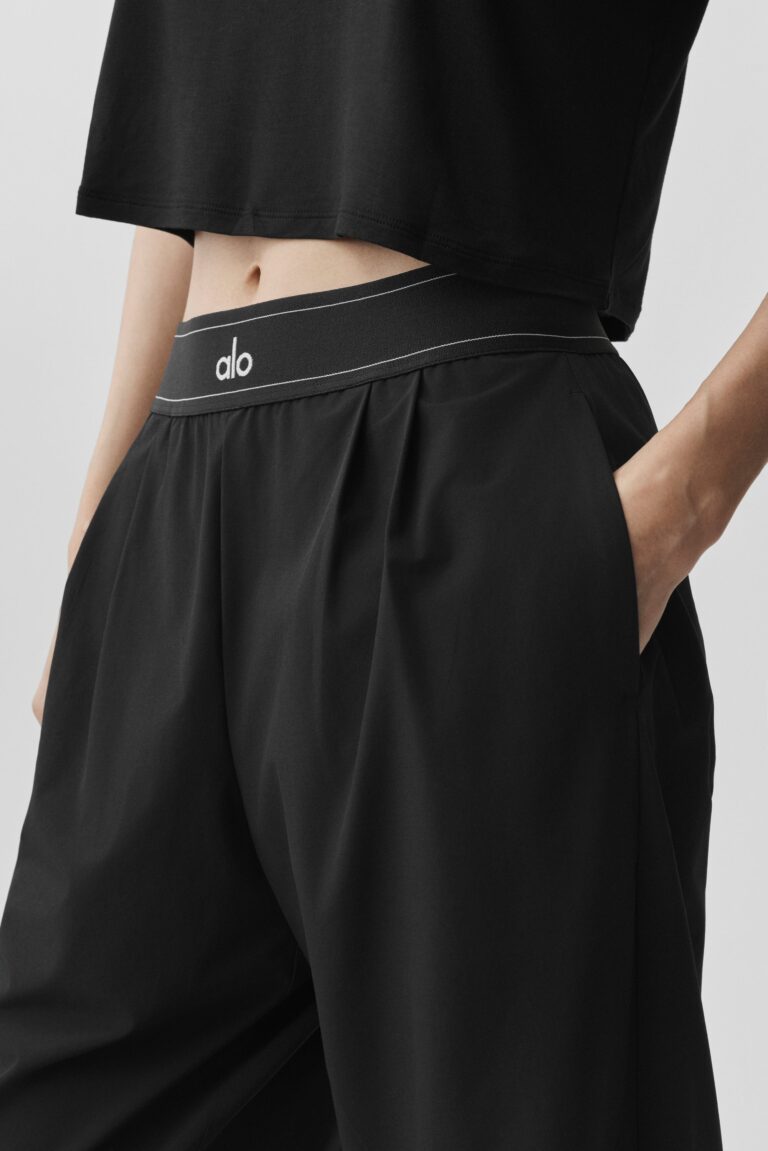 Брюки Alo Yoga Suit Up Trouser (Regular) «Black» Женская