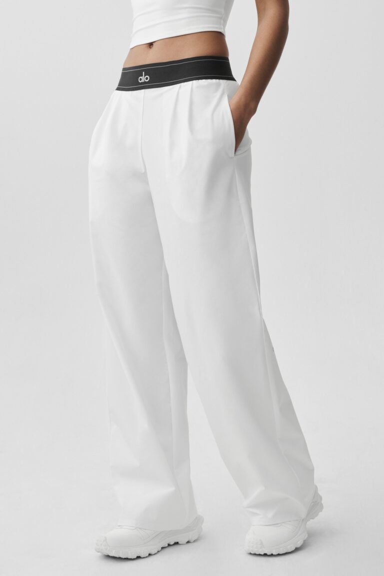 Брюки Alo Yoga Suit Up Trouser (Regular) «White» Женская