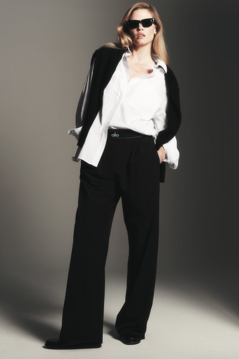 Брюки Alo Yoga Suit Up Trouser (Regular) «Black» Женская