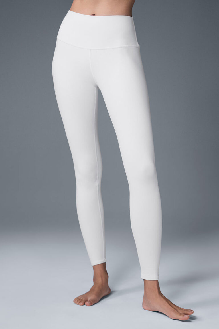 Леггинсы Alo Yoga High-Waist Airbrush Legging «White» Женская
