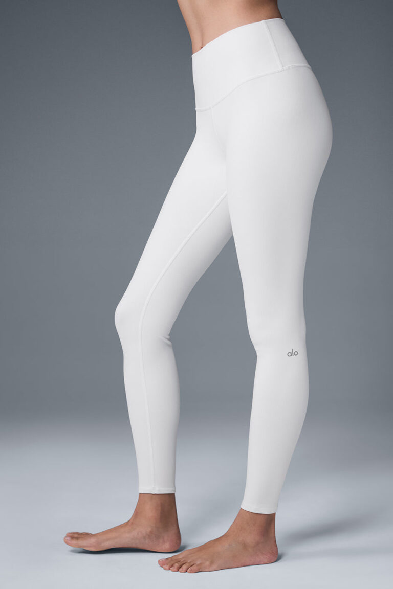 Леггинсы Alo Yoga High-Waist Airbrush Legging «White» Женская