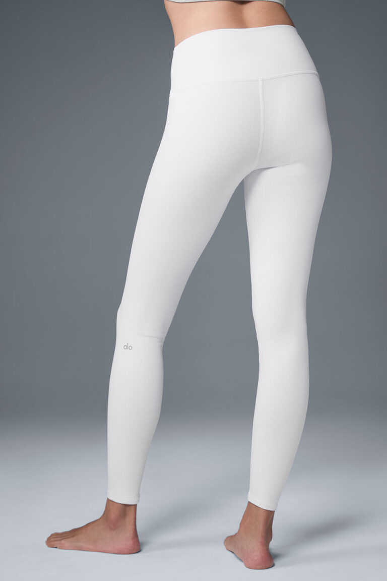 Леггинсы Alo Yoga High-Waist Airbrush Legging «White» Женская