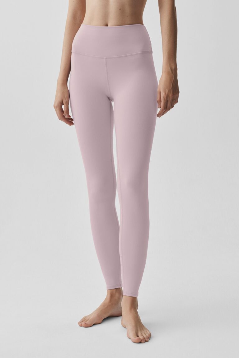 Леггинсы Alo Yoga High-Waist Airbrush Legging «Frosted Pearl» Женская