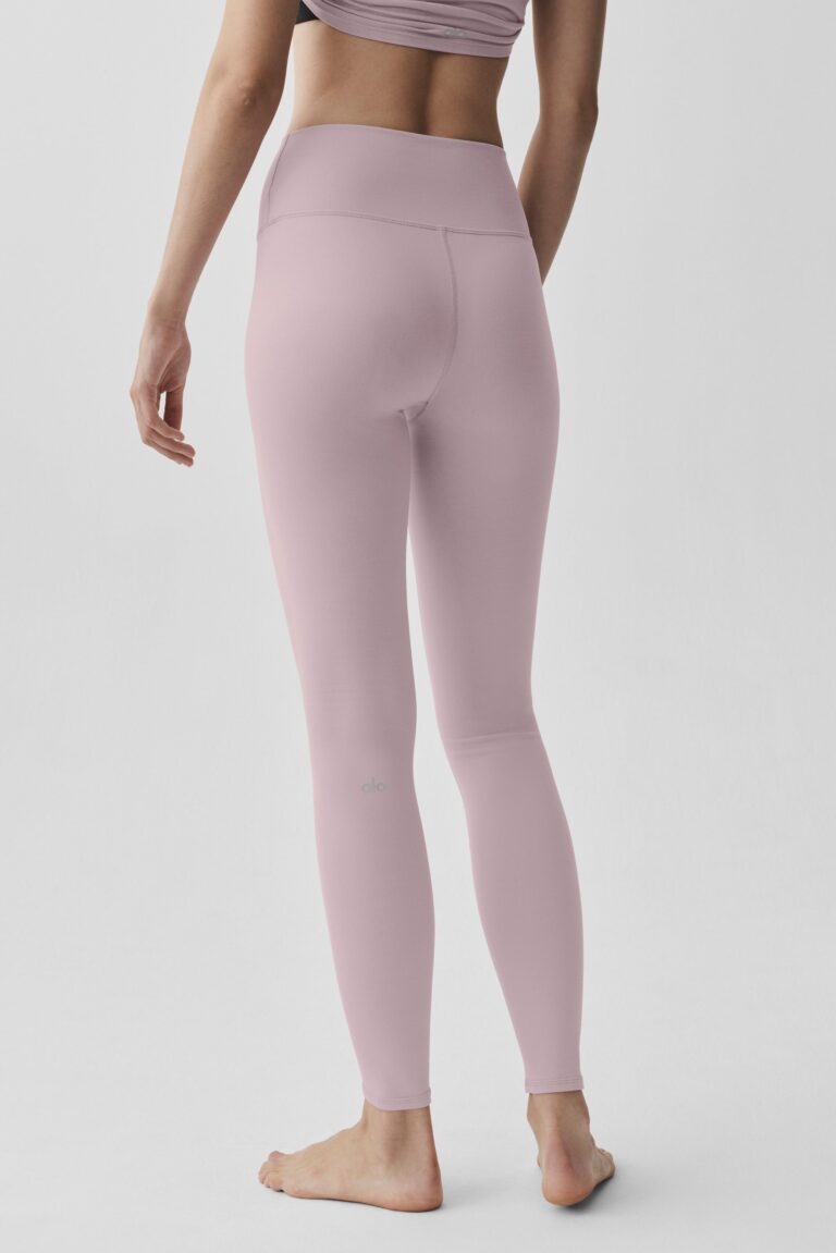 Леггинсы Alo Yoga High-Waist Airbrush Legging «Frosted Pearl» Женская