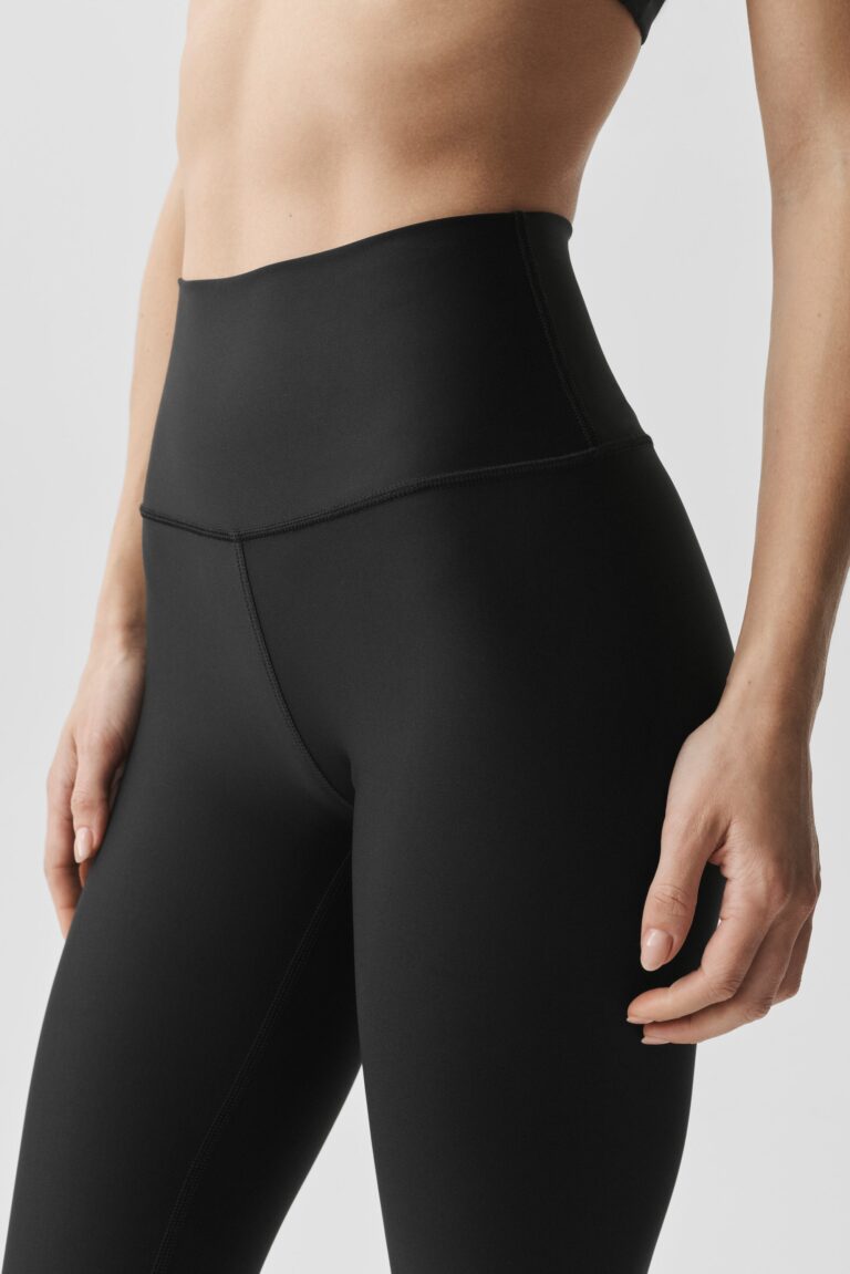 Леггинсы Alo Yoga 7/8 High-Waist Airlift Legging «Black» Женская