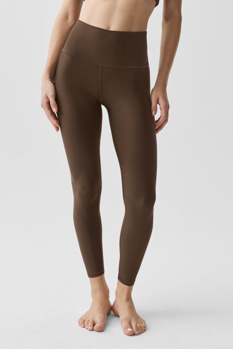 Леггинсы Alo Yoga 7/8 High-Waist Airlift Legging «Espresso» Женская