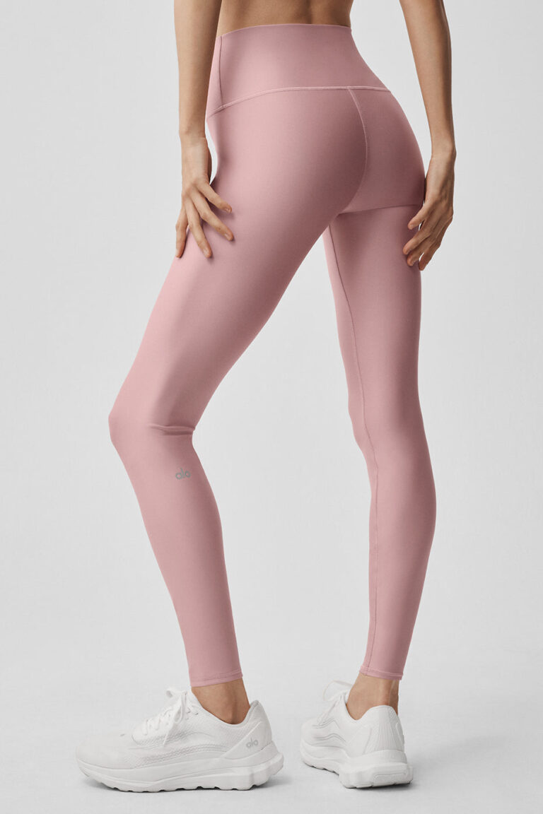 Леггинсы Alo Yoga 7/8 High-Waist Airlift Legging «Vintage Pink» Женская