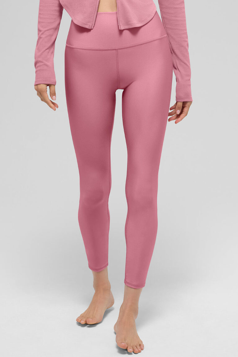 Леггинсы Alo Yoga 7/8 High-Waist Airlift Legging «Pink Wild Rose» Женская