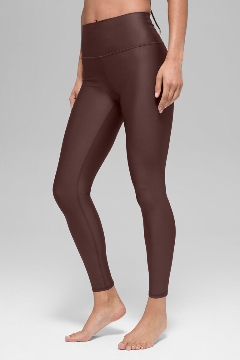 Леггинсы Alo Yoga 7/8 High-Waist Airlift Legging «Brownstone» Женская