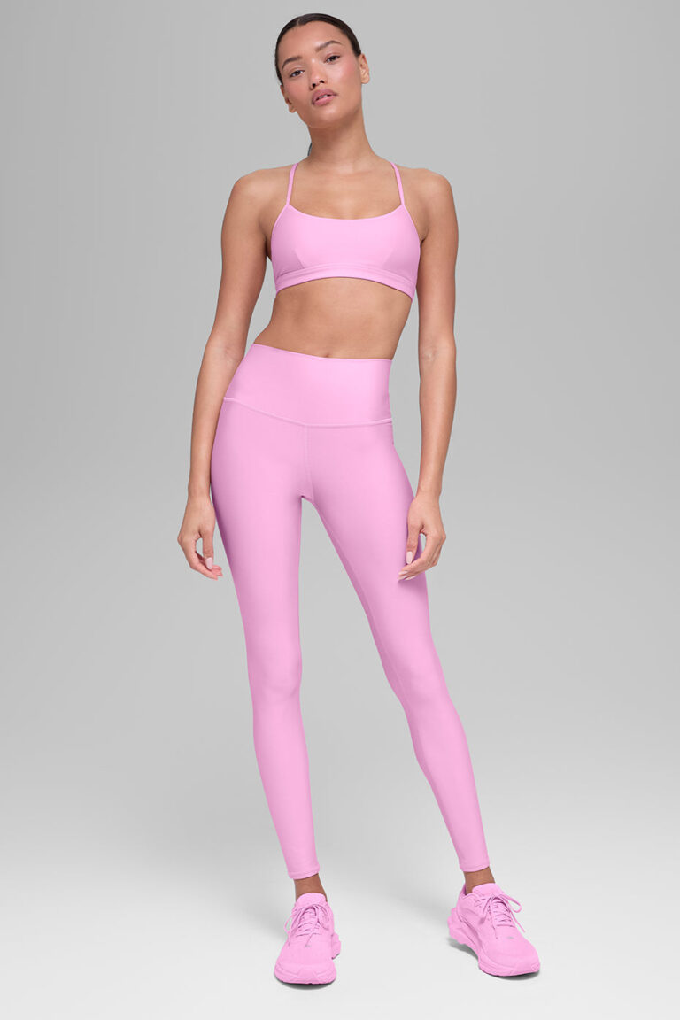 Леггинсы Alo Yoga 7/8 High-Waist Airlift Legging «Candy Heart Pink» Женская