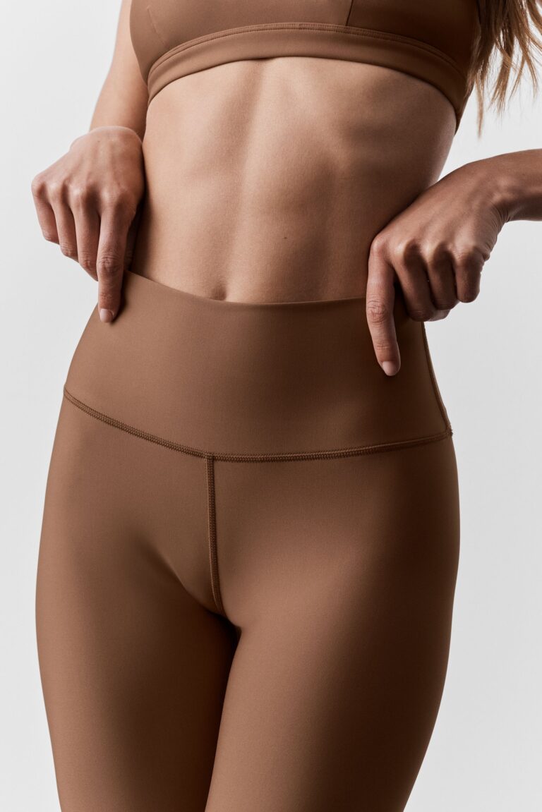 Леггинсы Alo Yoga 7/8 High-Waist Airlift Legging «Sun Kissed Brown» Женская