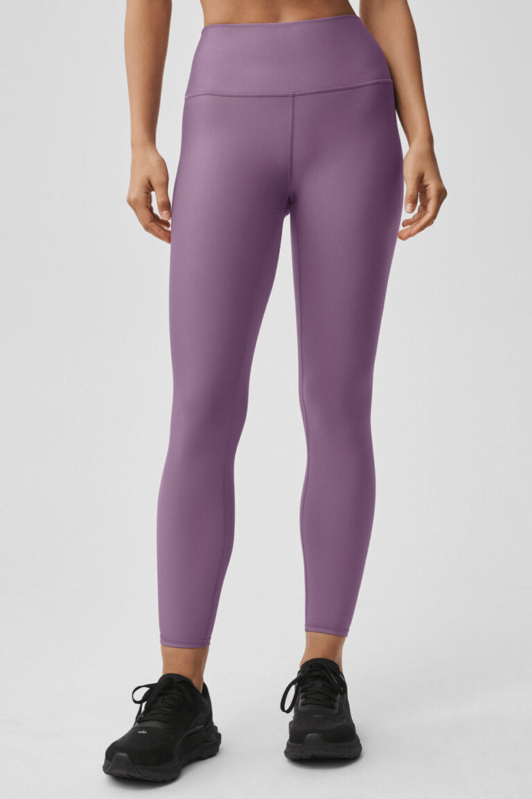 Леггинсы Alo Yoga 7/8 High-Waist Airlift Legging «Plum Kiss» Женская