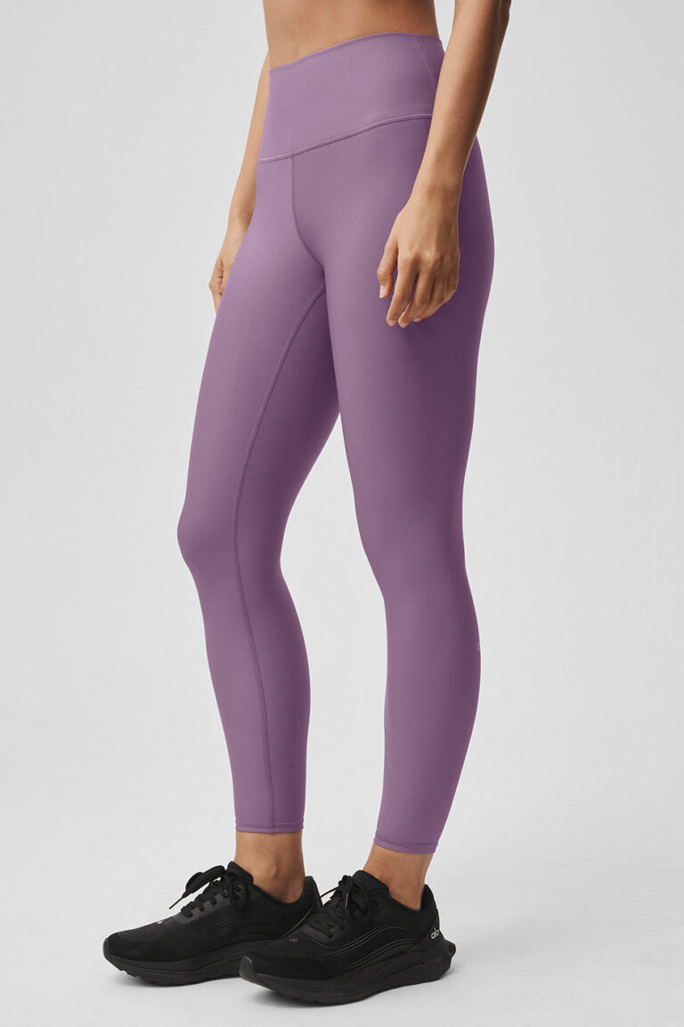 Леггинсы Alo Yoga 7/8 High-Waist Airlift Legging «Plum Kiss» Женская