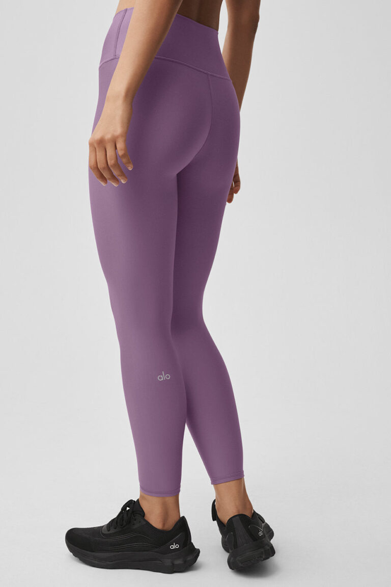 Леггинсы Alo Yoga 7/8 High-Waist Airlift Legging «Plum Kiss» Женская